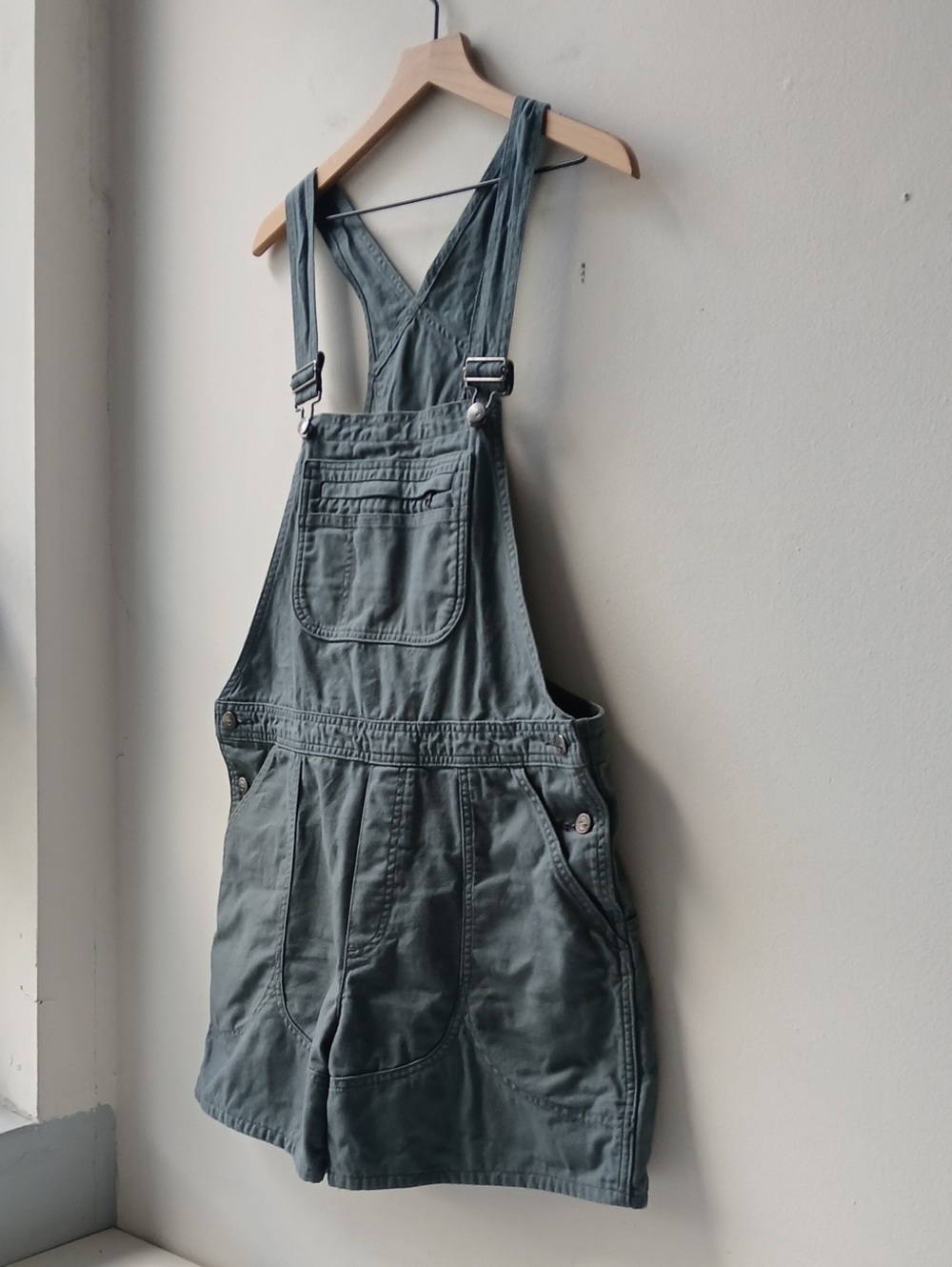 Patagonia Canvas Overall Shorts Women's Large - Picture 2 of 7